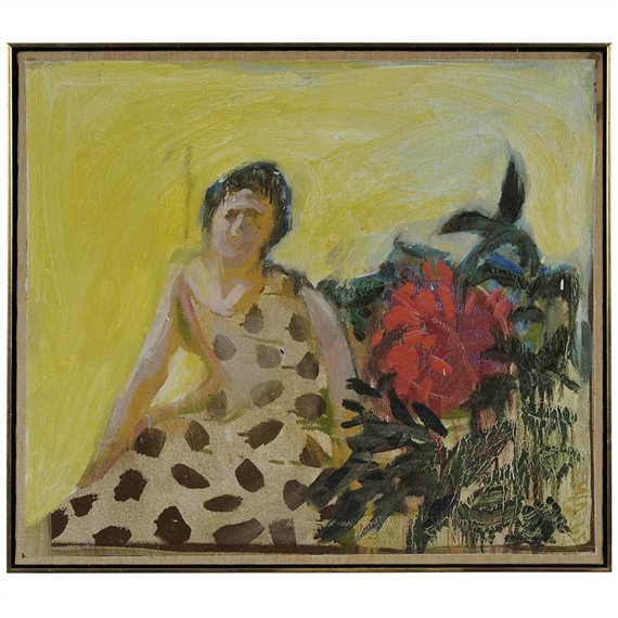 Seated Woman by Maud Gatewood, 1965