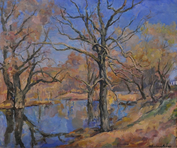 "Herbstlicher Garten" by Mikhail Petrovic Konchalovsky