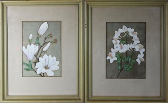 Two Works: TWO STILL LIFES OF MAGNOLIAS - Edith Elizabeth Tuhner Bruning