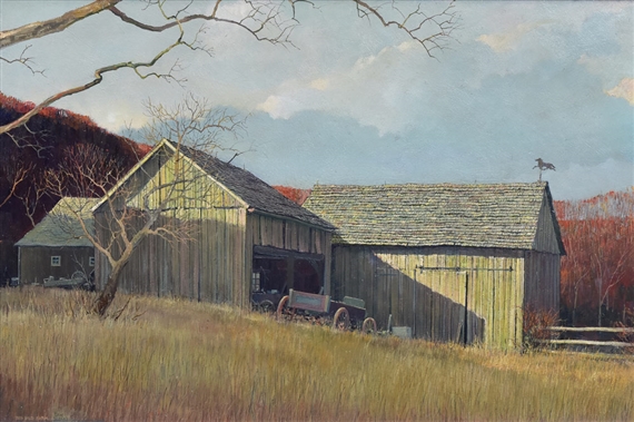 The Old Barn by Eric Sloane