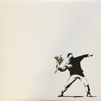 Banksy | Flower Thrower (2008) | MutualArt