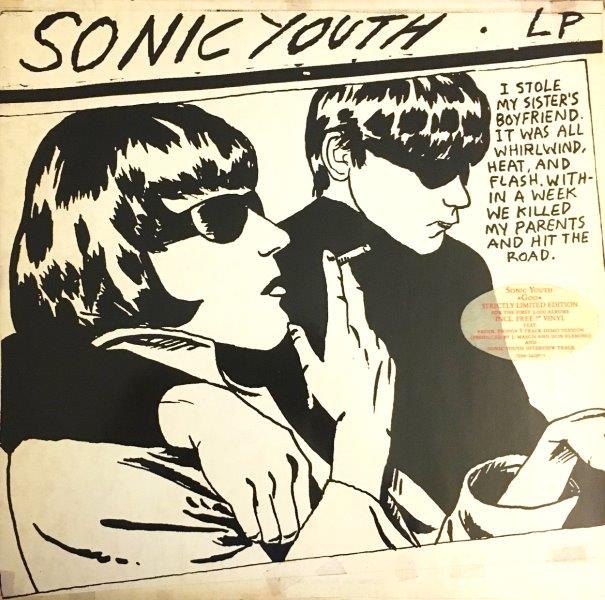 Artwork by Raymond Pettibon, Sonic Youth, Made of Offset print on vinyl sleeve vinyl record and 45T record