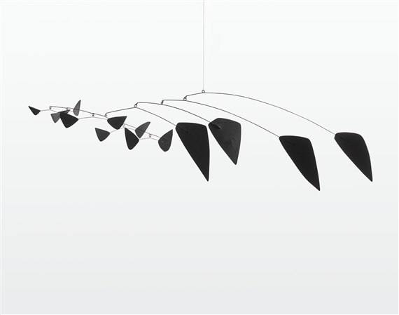 FOURTEEN BLACK LEAVES by Alexander Calder, 1961