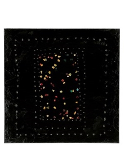 Concetto spaziale, In piazza San Marco di notte con Teresita - Lucio Fontana