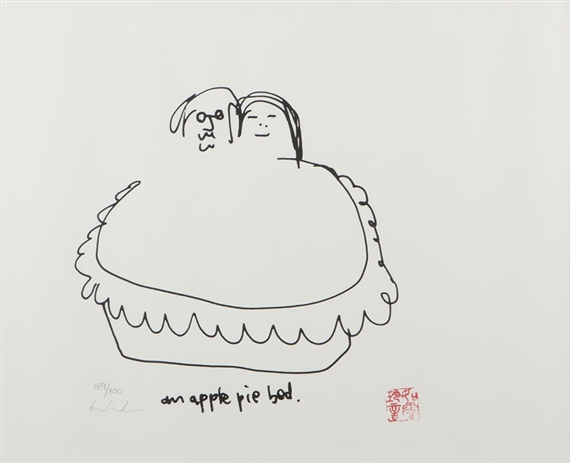 John Lennon An Apple Pie Bed John Lennon And Yoko Ono In Bed Mutualart