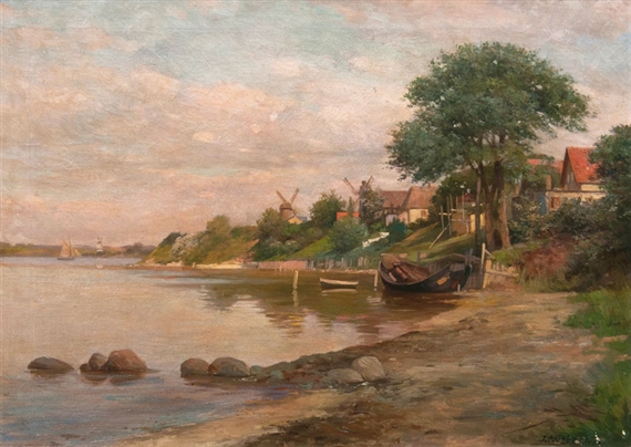 The Shore of Ekensund by Jacob Nöbbe, 1907
