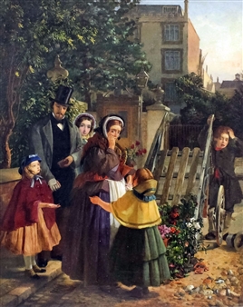 The Upset Flower Cart - Arthur Atkinson