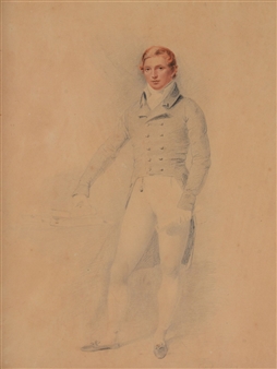 A Young Gentleman Standing - William Derby