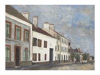 Grand-rue à Argenteuil, Val-D'Oise by Maurice Utrillo, 1912-1914