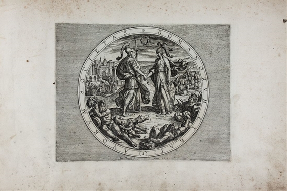 Avorum Societas Romanoruom et Bat by Antonio Tempesta, 1611