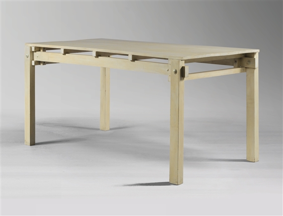 'MILITARY' TABLE by Gerrit Rietveld, designed 1923, executed after 1964