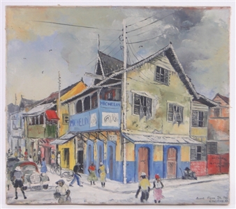 Along Park Street Port of Spain - Dermot Louison