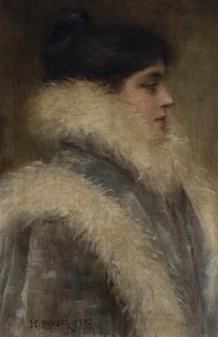 Henri Rondel | Profile of a Woman (1893) | MutualArt