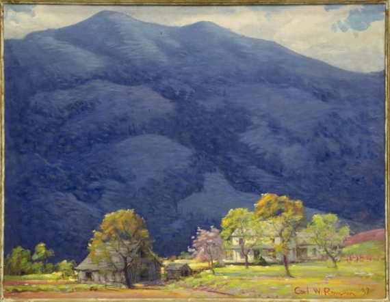 Farm Below the Mountains by Carl Wendell Rawson, 1937