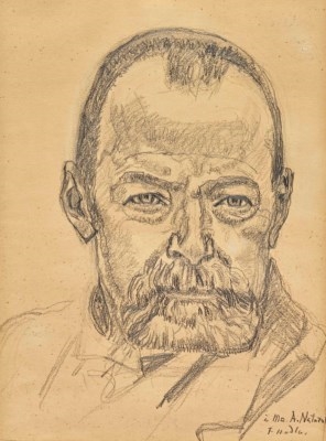 Selbstbildnis by Ferdinand Hodler, circa 1916