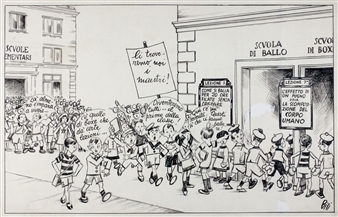 Sciopero Della Scuola - Carlo Bisi