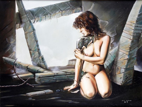 STRIP STONE by Michel Giliberti, 1987