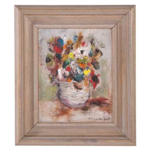 Edward Rosenfeld | Floral Still Life (1971) | MutualArt