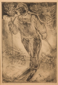 Female Skier - Marian Malina