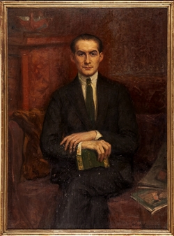 Porträtt Föreställande Hans Alin - Ava Hedvig Gustaiva Lagercrantz