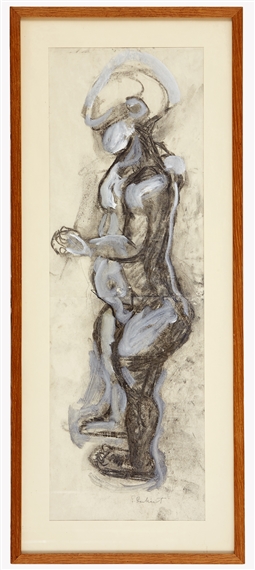 Studie av Naket Barn by Siri Derkert