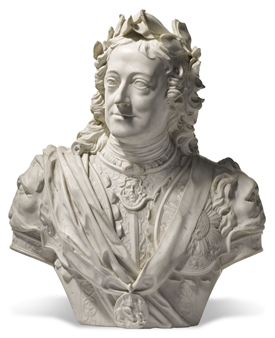 BUST OF KING GEORGE II (1683-1760) - John Michael Rysbrack