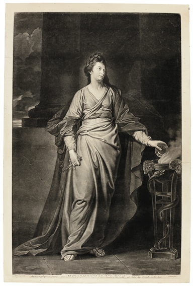 George Romney | MRS YEATS IN THE CHARACTER OF THE TRAGIC MUSE (1772 ...
