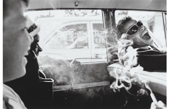 Boys Smoking in Car - Charles Harbutt