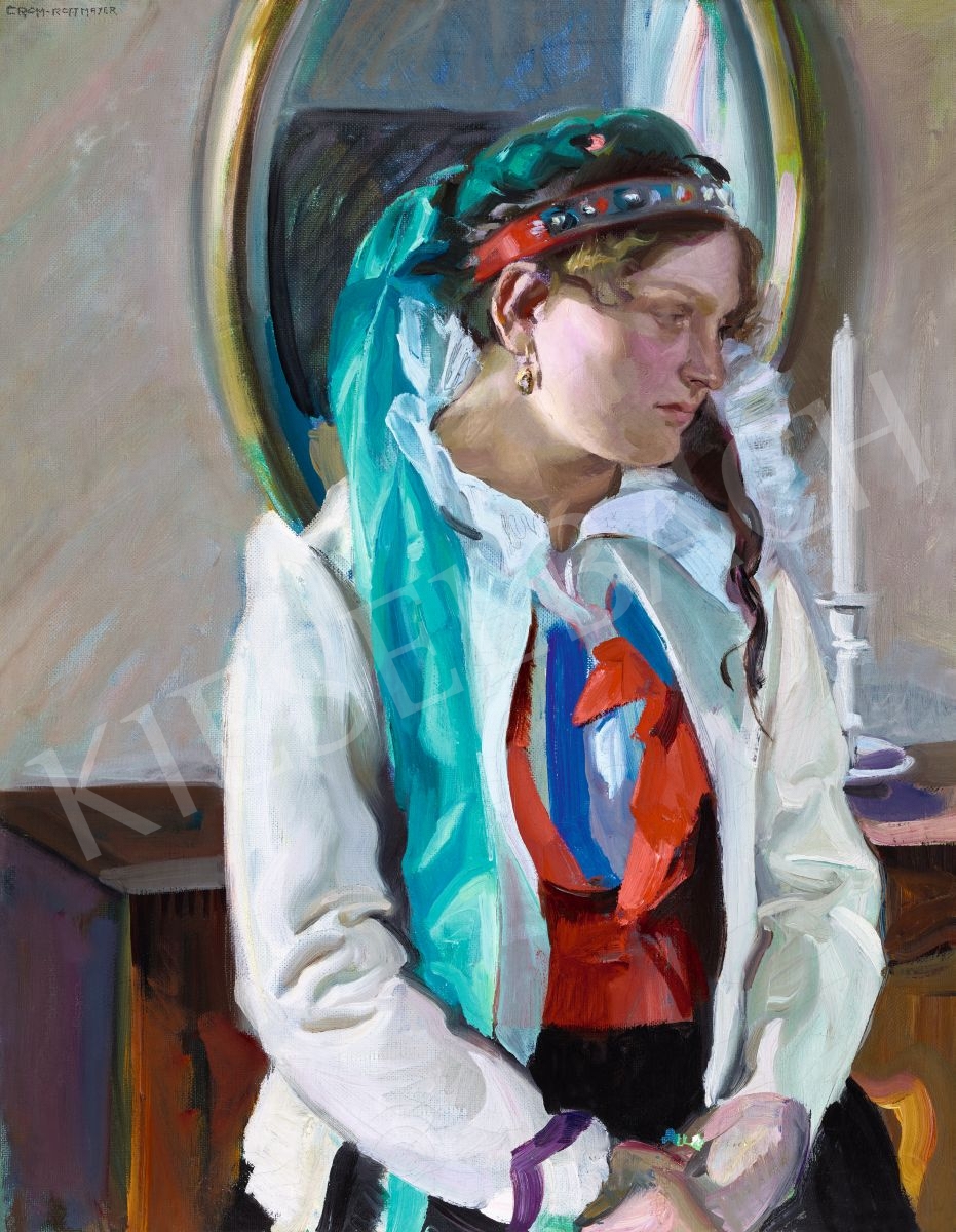 Hermann Grom-Rottmayer | Young Girl in the Room | MutualArt