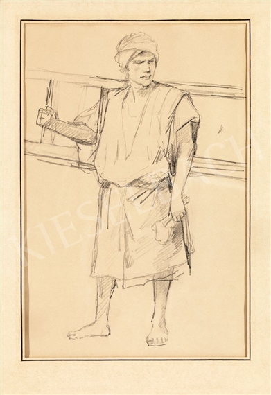 Study to Golgota by Mihaly Munkacsy, 1884