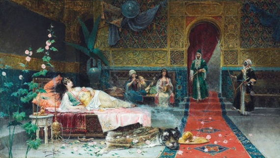 Puzzle 'Martin: Im Harem' - 1000 Teile, Fertiges Bild 70 X 50 Cm - Kunst-Puzzle Für Erwachsene