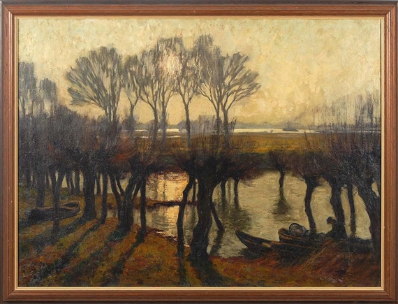 Rheinlandschaft by Alfred Rasenberger