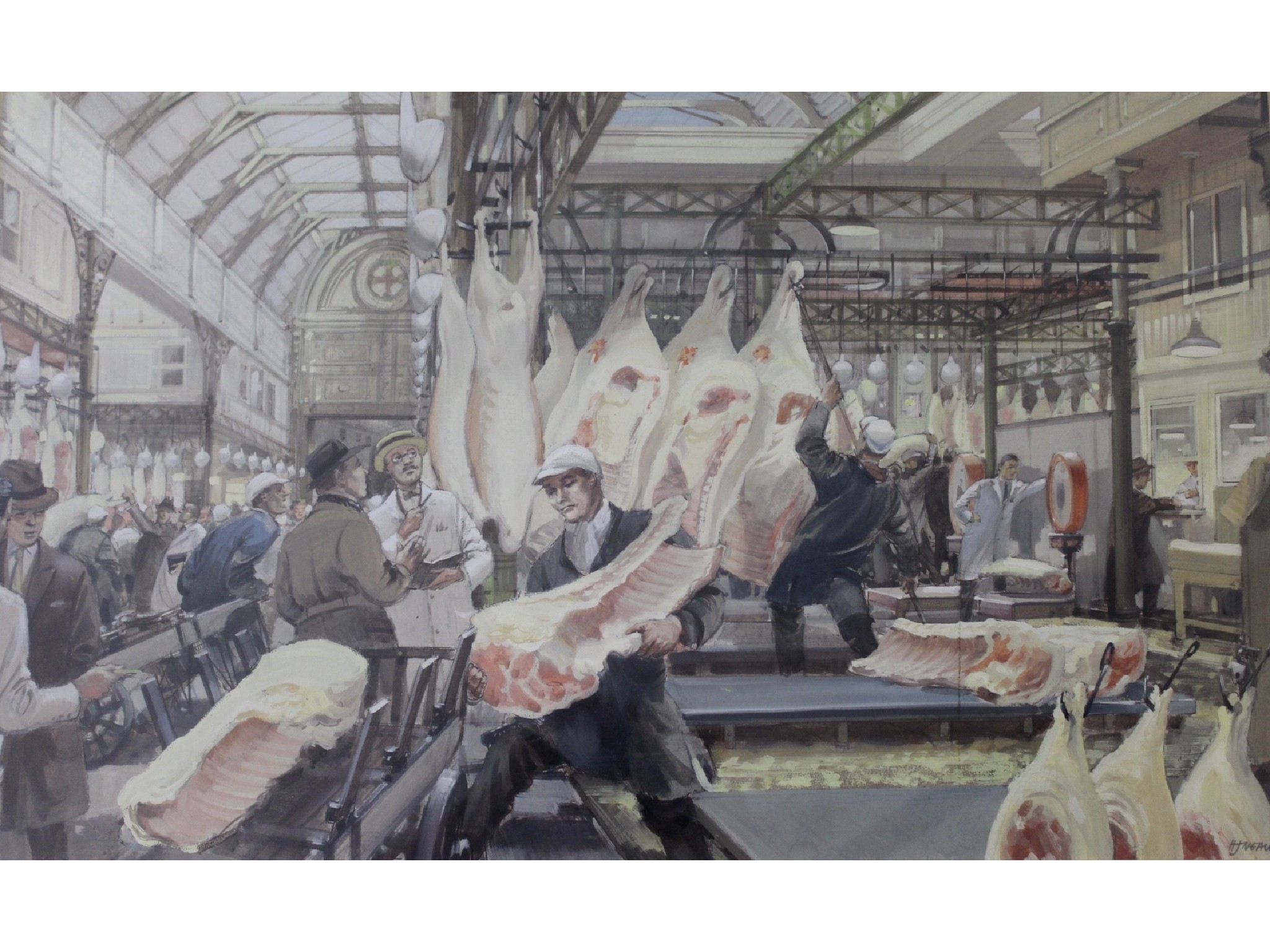 Henry J. Neave | SMITHFIELD MARKET (1964) | MutualArt