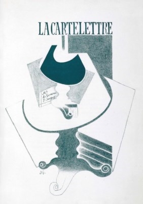 Max Jacob, Ne coupez pas Mademoiselle ou Les Erreurs des P.T.T., Galerie Simon, Paris by Juan Gris, 1921