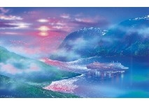 Fjord cruising - original - Katsushi Sei