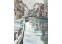 Morning in the Canal by Teruo Miyake, 1987