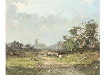 Landscape with Shepherd - Pieter Van Dam