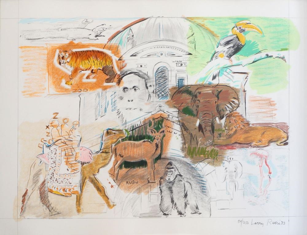 Larry Rivers Bronx Zoo (1983) MutualArt