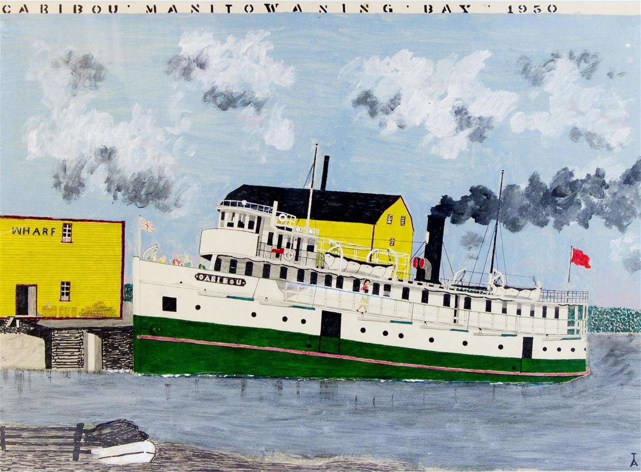 Angus Trudeau Caribou manitowaning bay (1950) MutualArt