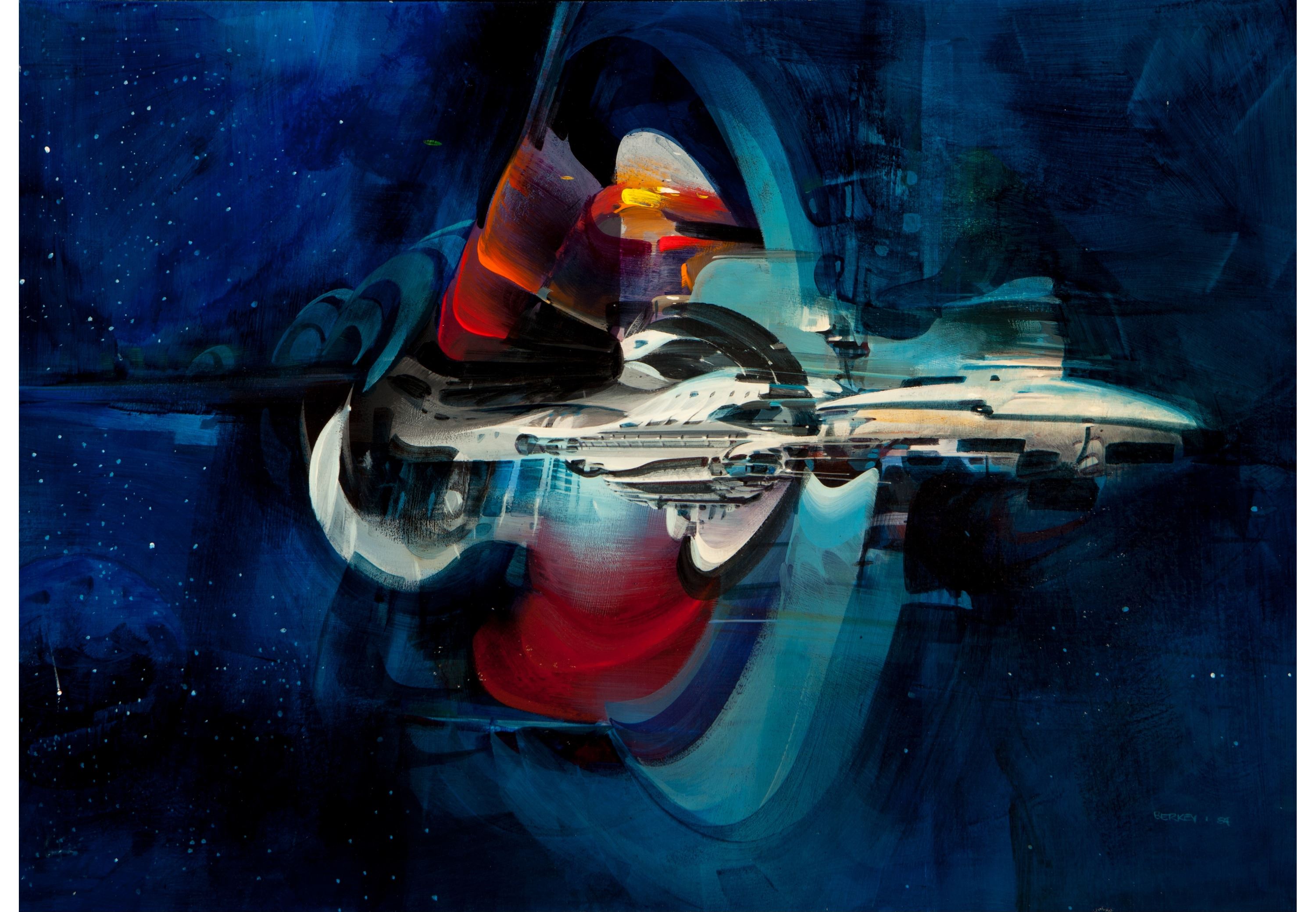 Artwork by John Conrad Berkey, Untitled No. 1, Made of Acrylic and casein on board