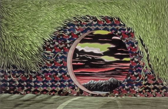 Moon Wall by Luke Painter, 2017