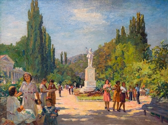 In the park - Anatoliy Valentinovich Volkov