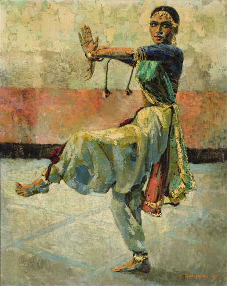 UNTITLED (DANCING WOMAN) by Ismail Gulgée, 1967