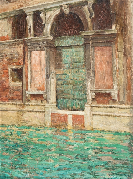 Palazzo Cappello-Memmo, Istituto Santa Maria della Pietà, Rio dei Greci, Venice by Emile Claus, 1906