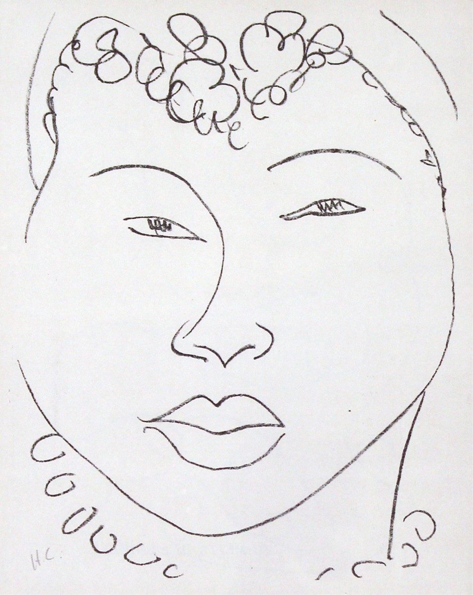 Анри Матисс Графика портрет женщины