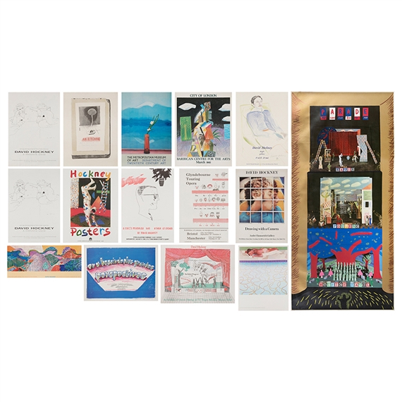 15 Works; Posters by David Hockney