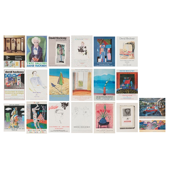20 Works; Posters by David Hockney