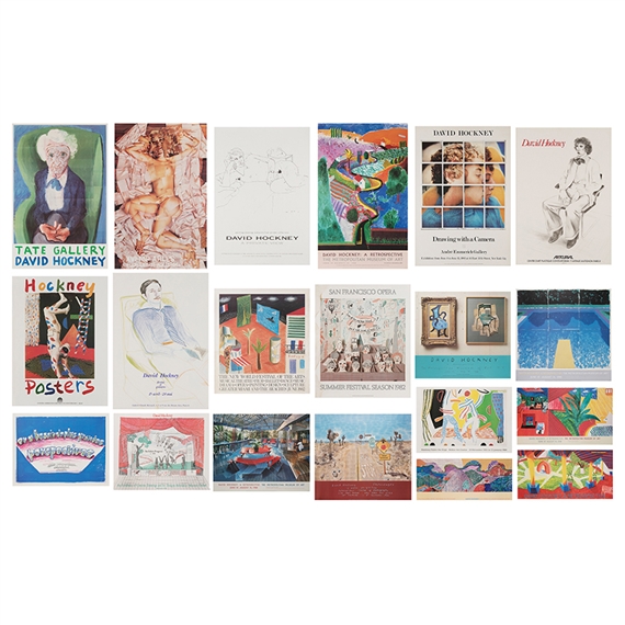 20 Works; Posters by David Hockney