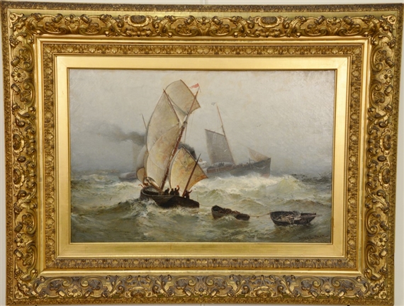 Sail and Steam by James Gale Tyler, circa 1887