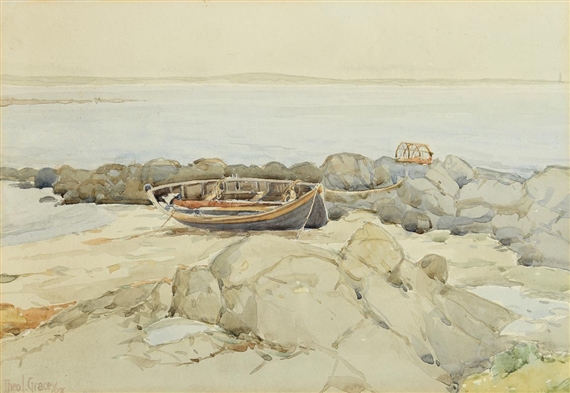 Connemara Seascape by Theodore James Gracey